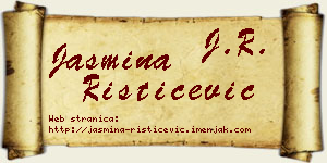 Jasmina Rističević vizit kartica
